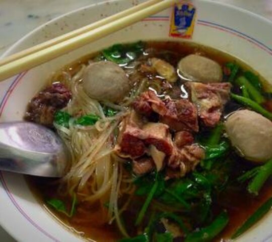 Delicious beef noodles